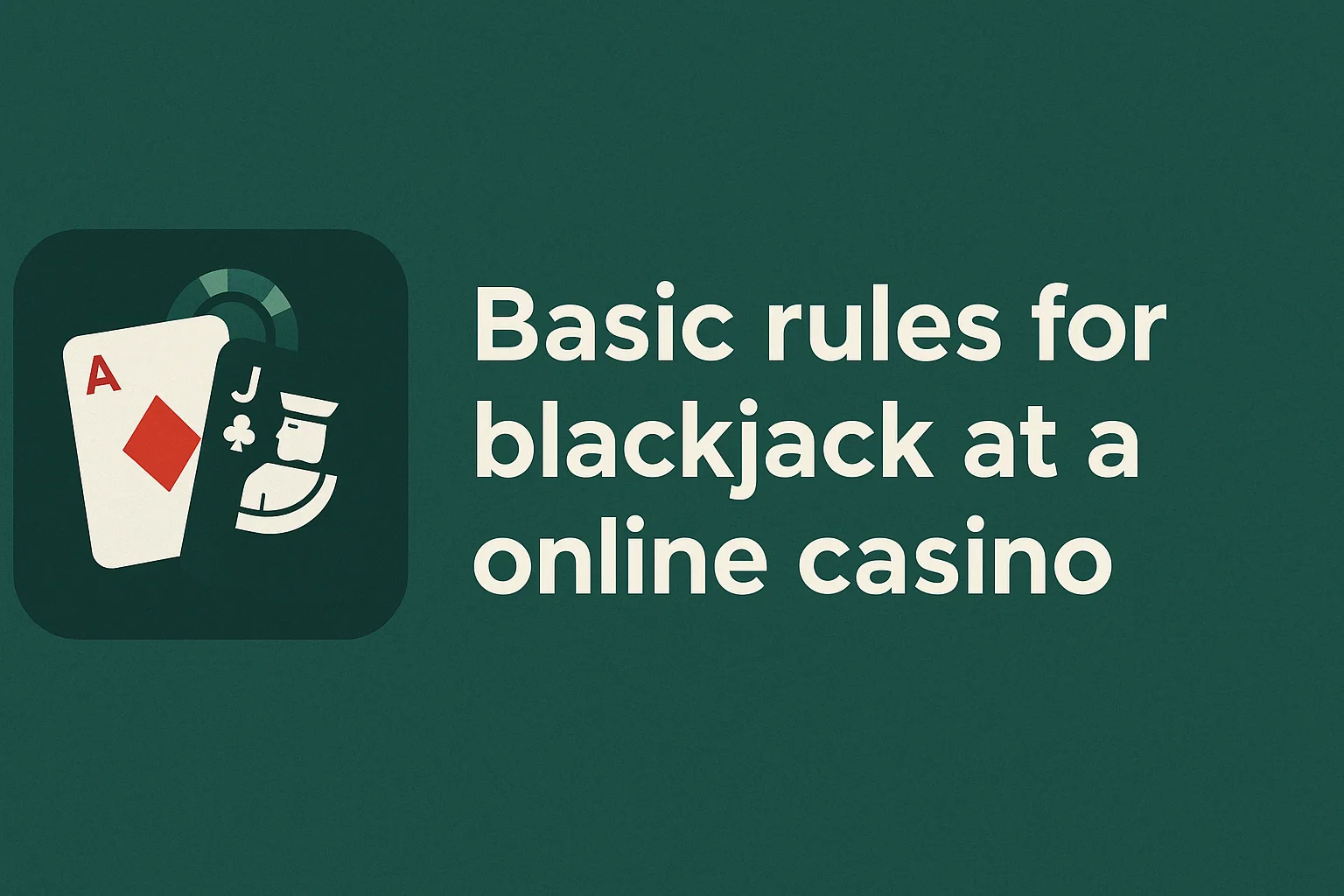 Basic rules for blackjack at a online casino